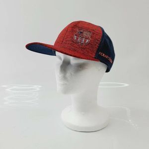 FC Barcelona Mens Red Blue Adjustable Soccer Messi Snapback Hat One Size